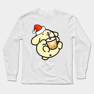 Christmas Boba Tea Woofa Long Sleeve T-Shirt